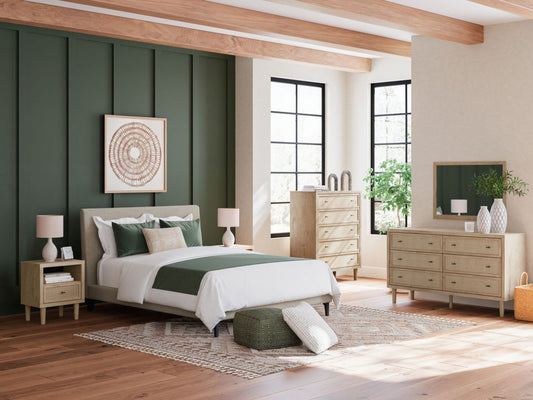 Cielden - Upholstered Bedroom Set 4 Piece Bedroom Sets by Signature Design by Ashley® - Walls Furniture & Mattress