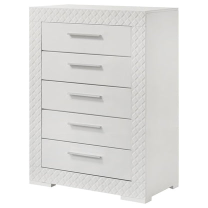 Ives - 5 - Drawer Bedroom Chest Accent Chests by Coaster Fine Furniture - Walls Furniture & Mattress