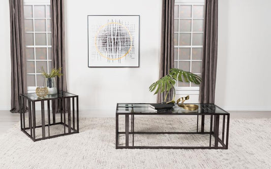 Adri - Coffee And End Table Set Table Sets by Coaster Fine Furniture - Walls Furniture & Mattress