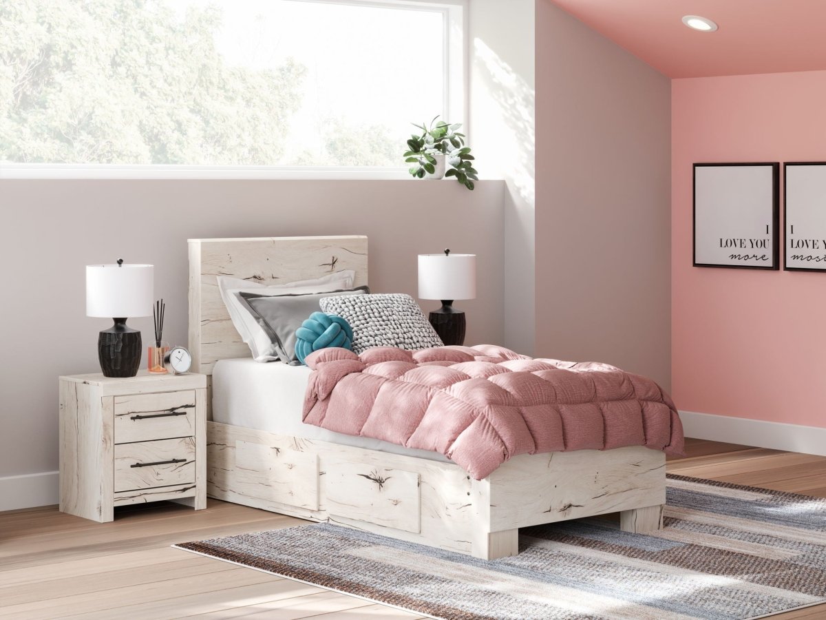 Lawroy - Panel Bed With Storage Storage Beds by Signature Design by Ashley® - Walls Furniture & Mattress