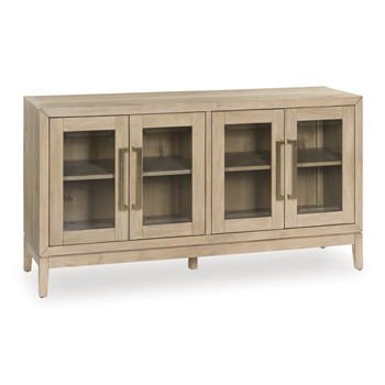 Lasinger - Dining Room Server - Light Brown Servers by Signature Design by Ashley® - Walls Furniture & Mattress