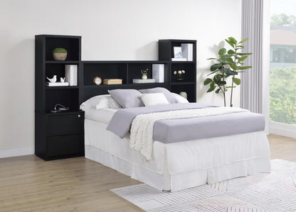 Westpark - 3 Piece Bedroom Set Bookcase Headboard 3 Piece Bedroom Sets by Coaster Fine Furniture - Walls Furniture & Mattress