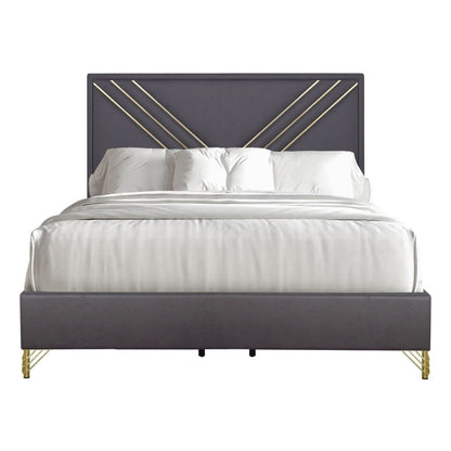 Symmetry - Bed Upholstered Beds by New Classic - Walls Furniture & Mattress