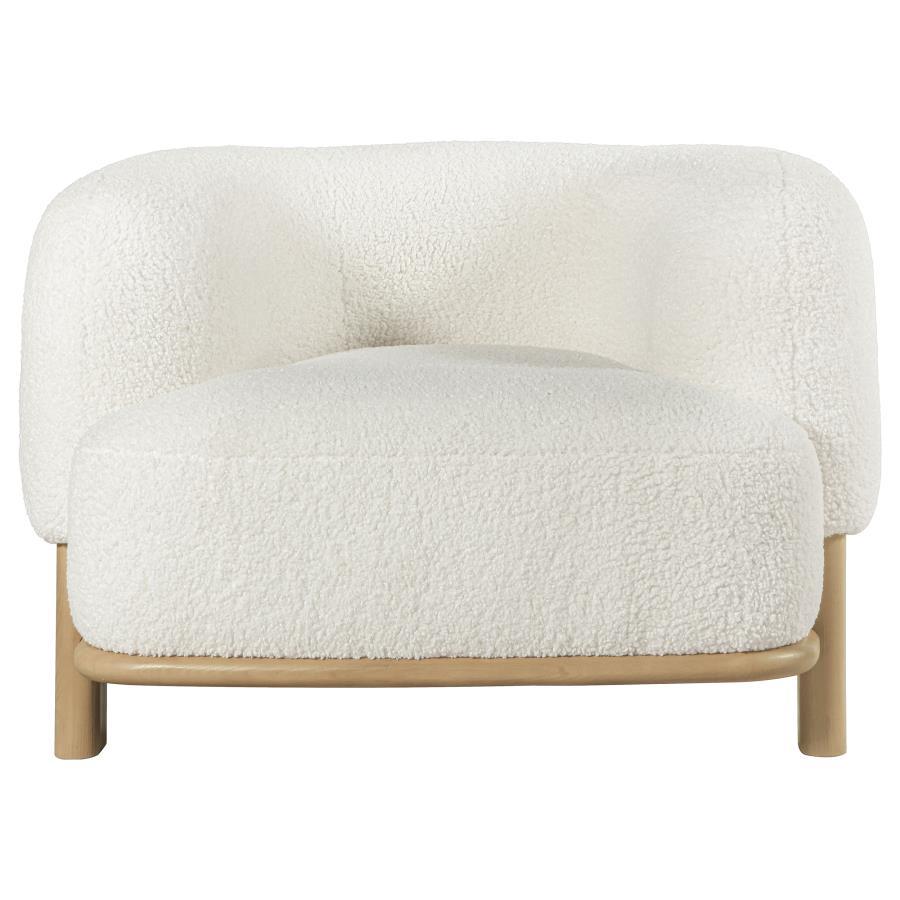 Lawler - Upholstered Barrel Back Accent Chair Accent Chairs by CoasterEveryday - Walls Furniture & Mattress