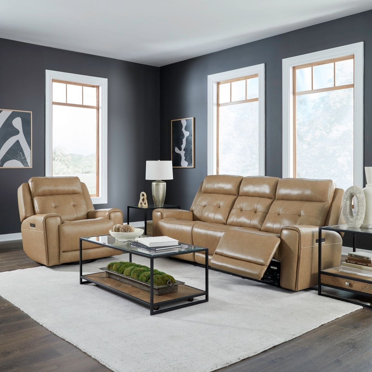 Carrington - Sofa Set Reclining Sofas & Loveseats by Liberty Furniture - Walls Furniture & Mattress