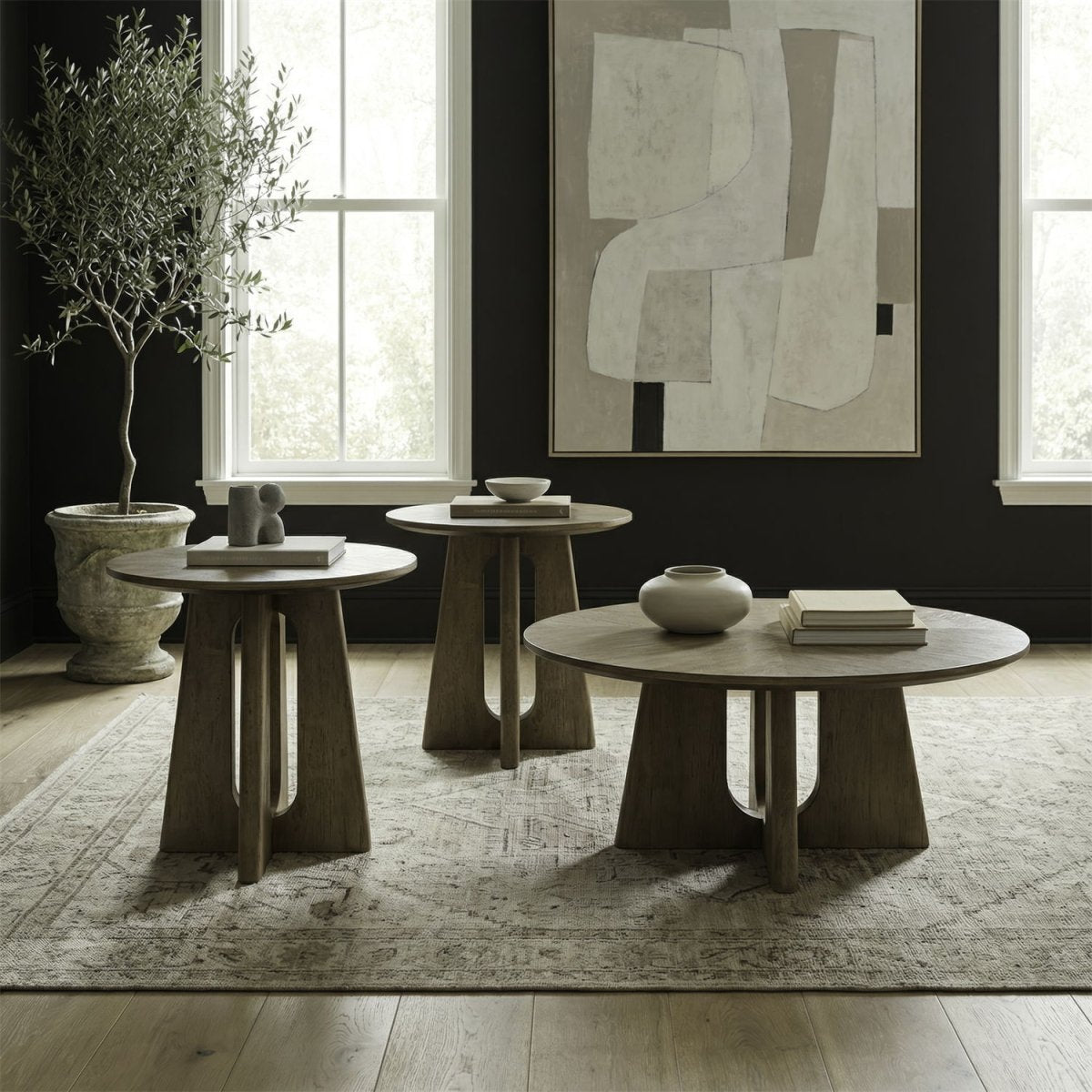 Hendrix Place - 3 Piece Set (Cocktail Table And 2 End Tables) - Natural Table Sets by Liberty Furniture - Walls Furniture & Mattress