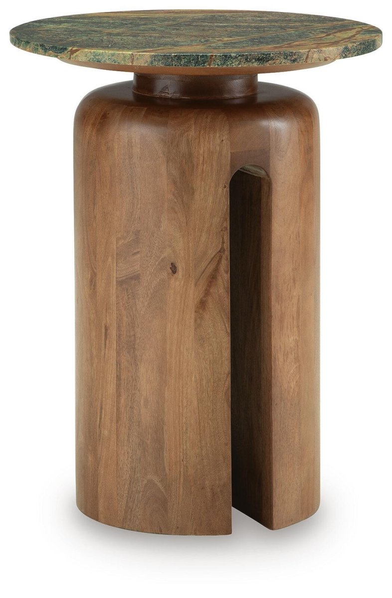 Caplow - Accent Table - Brown / Green Accent Tables by Signature Design by Ashley® - Walls Furniture & Mattress