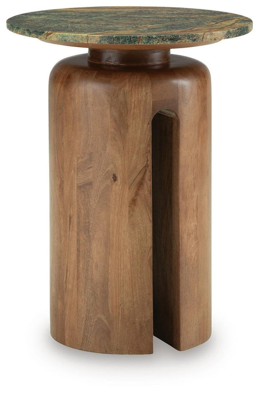 Caplow - Accent Table - Brown / Green Accent Tables by Signature Design by Ashley® - Walls Furniture & Mattress
