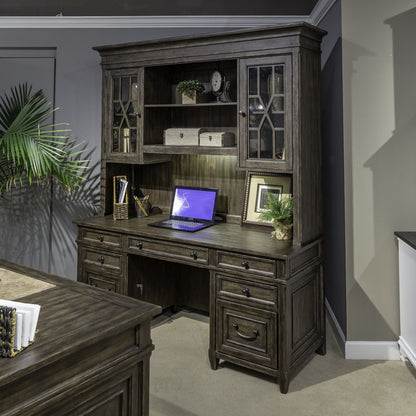 Paradise Valley - Credenza & Hutch - Dark Brown Credenzas & Hutches by Liberty Furniture - Walls Furniture & Mattress