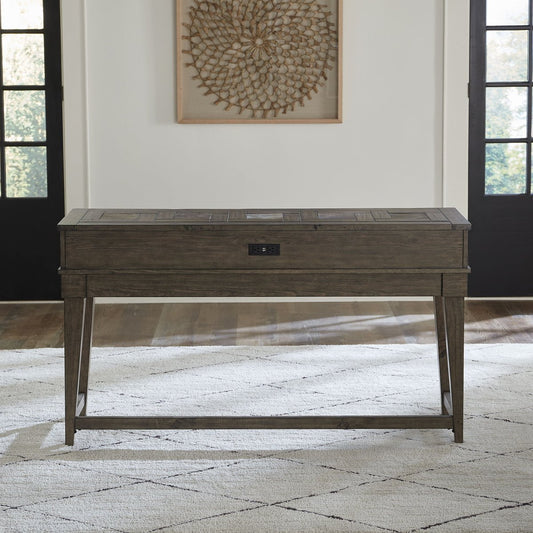 Arrowcreek - Console Bar Table - Dark Brown Console Tables by Liberty Furniture - Walls Furniture & Mattress