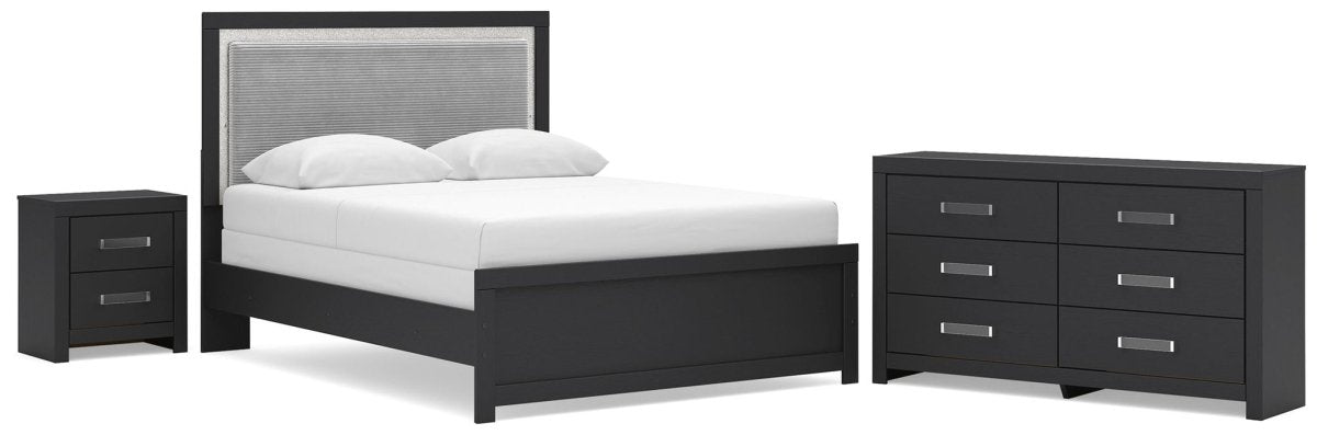 Maeling - Upholstered Panel Bedroom Set 4 Piece Bedroom Sets by Signature Design by Ashley® - Walls Furniture & Mattress