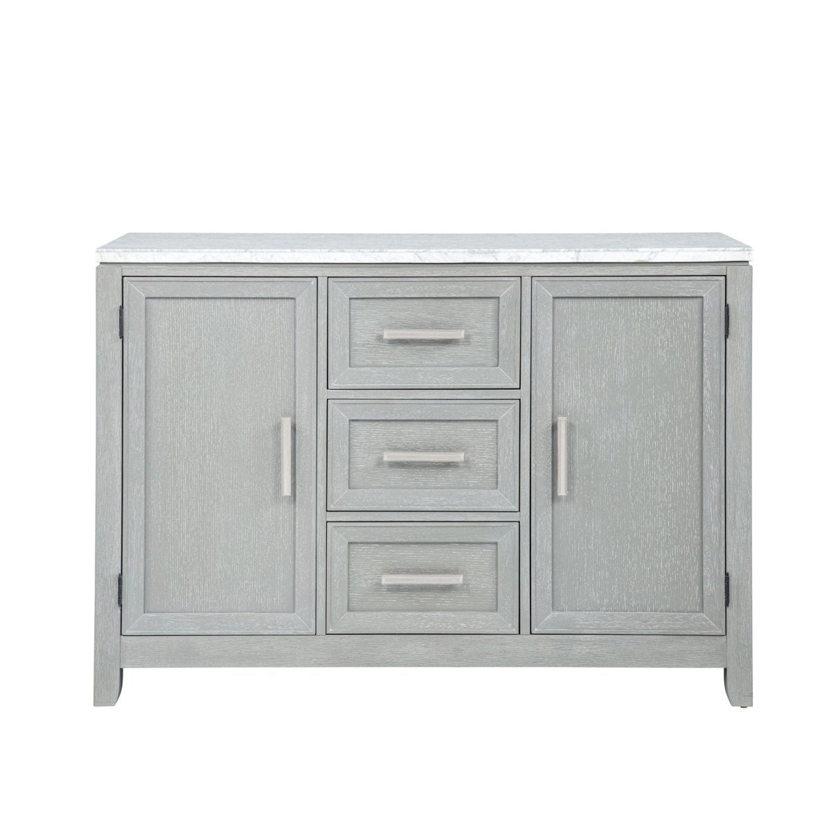 Fiona - Marble Top Dining Buffet / Server - Mist Gray Buffets by New Classic - Walls Furniture & Mattress