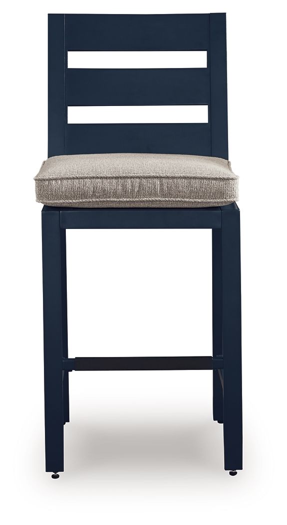 East Beach - Barstool (Set of 2) - Blue Stool Sets by Signature Design by Ashley® - Walls Furniture & Mattress