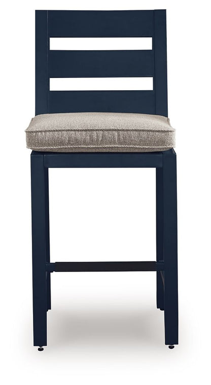 East Beach - Barstool (Set of 2) - Blue Stool Sets by Signature Design by Ashley® - Walls Furniture & Mattress