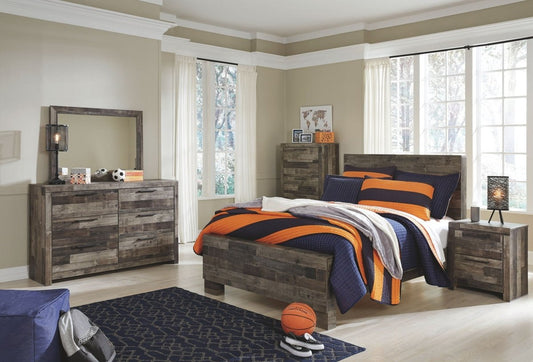 Derekson - Youth Panel Bedroom Set 6 Piece Bedroom Sets by Benchcraft® - Walls Furniture & Mattress