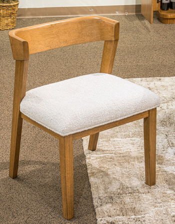 Pamaria - Dining Upholstered Side Chair (Set of 2) - Light Brown Chair Sets by Signature Design by Ashley® - Walls Furniture & Mattress