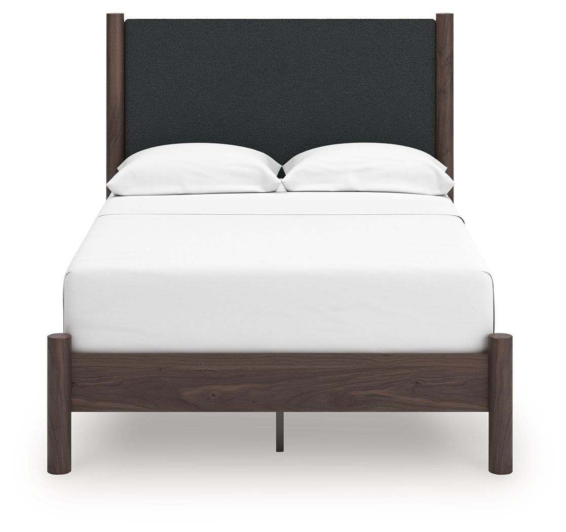 Pamytta - Upholstered Panel Platform Bed Upholstered Beds by Signature Design by Ashley® - Walls Furniture & Mattress