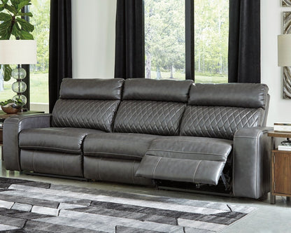 Samperstone - Power Reclining Sectional Reclining Sectionals by Signature Design by Ashley® - Walls Furniture & Mattress