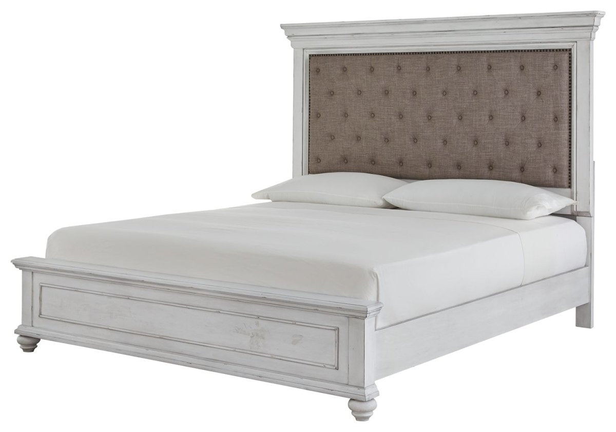 Kanwyn - Upholstered Panel Bed Upholstered Beds by Benchcraft® - Walls Furniture & Mattress