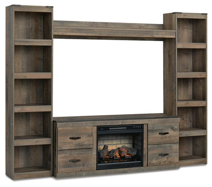 Trinell - 4-Piece Entertainment Center With 60" TV Stand Entertainment Centers by Signature Design by Ashley® - Walls Furniture & Mattress
