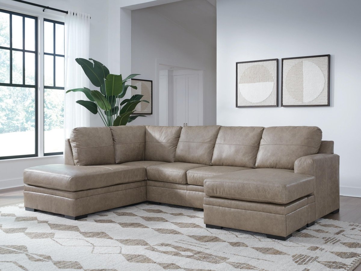 Amuleto - Sectional Stationary Sectionals by Signature Design by Ashley® - Walls Furniture & Mattress