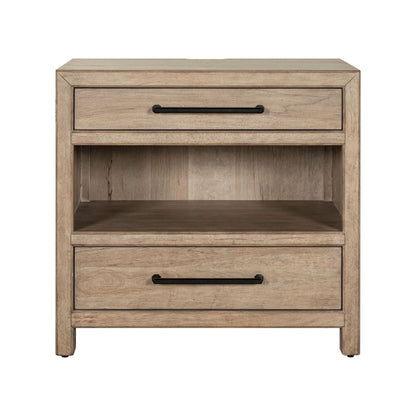 Proximity Place - Bedside Chest With Charging Station - Brown Bedside Chests by Liberty Furniture - Walls Furniture & Mattress