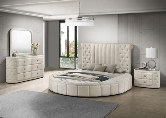 Sonya - Upholstered Bedroom Set 4 Piece Bedroom Sets by Coaster Fine Furniture - Walls Furniture & Mattress