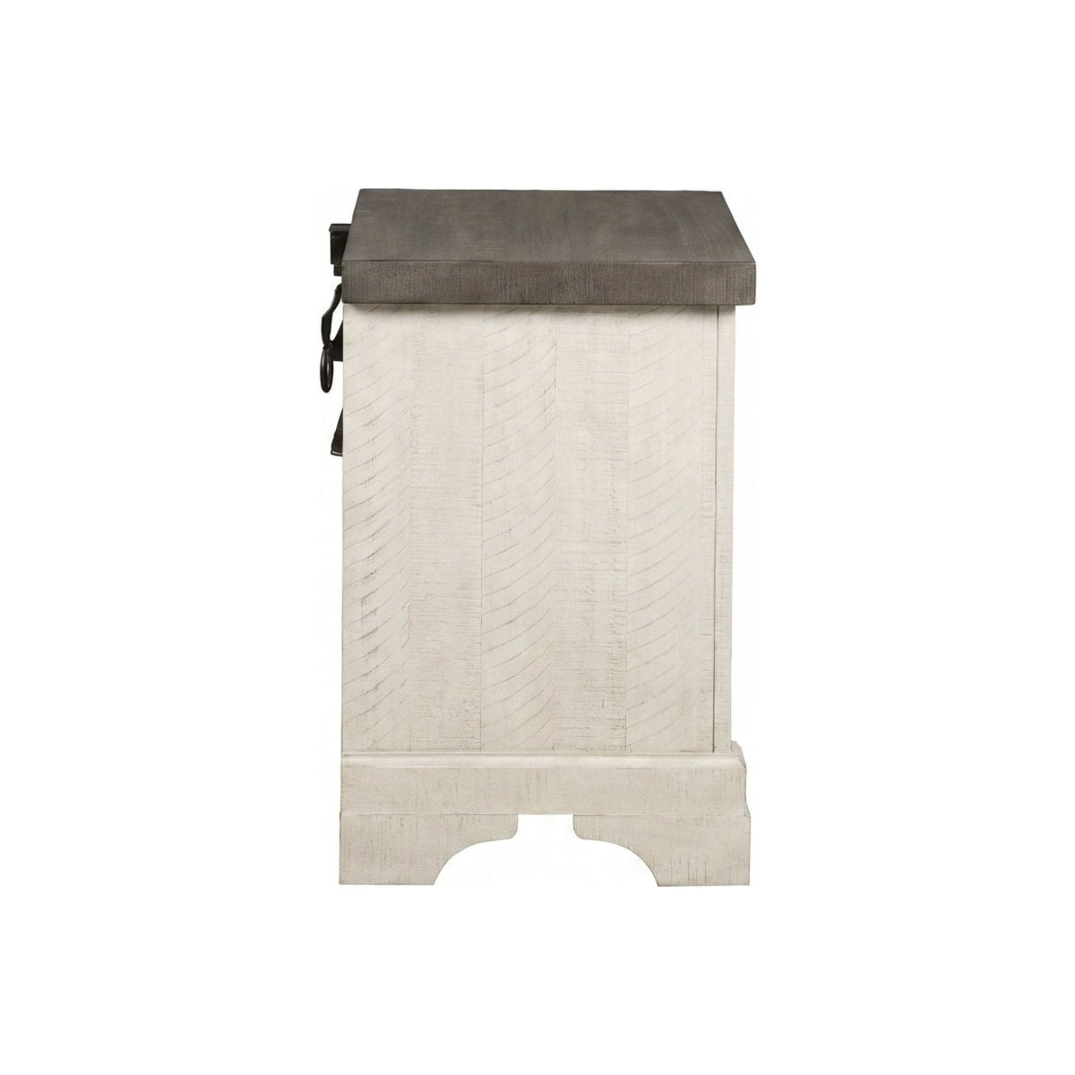 Augusta - Two Drawer Nightstand With USB Port Nightstands w/ Charging Stations by New Classic - Walls Furniture & Mattress
