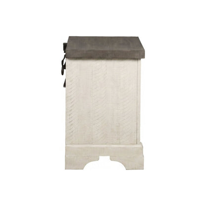 Augusta - Two Drawer Nightstand With USB Port Nightstands w/ Charging Stations by New Classic - Walls Furniture & Mattress