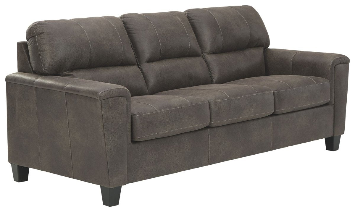 Navi - Queen Sofa Sleeper - Smoke Sleeper Sofas by Signature Design by Ashley® - Walls Furniture & Mattress