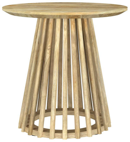Touhy - Round Solid Wood Table End Tables by Coaster Fine Furniture - Walls Furniture & Mattress