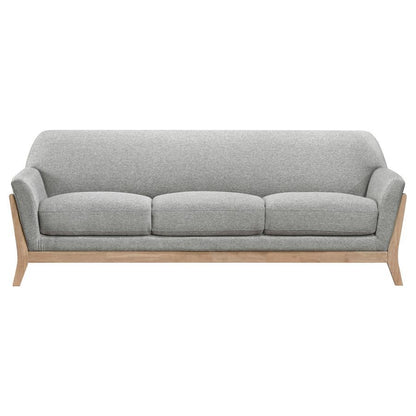 Vaughn - Fabric Upholstered Flared Arm Sofa Set Stationary Sofas & Loveseats by Coaster Fine Furniture - Walls Furniture & Mattress