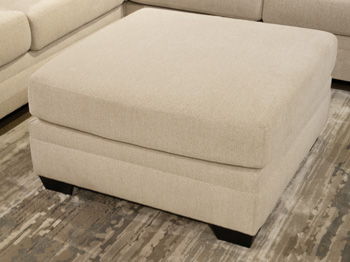 Mandi Point - Oversized Accent Ottoman - Marble Accent Ottomans by Benchcraft® - Walls Furniture & Mattress
