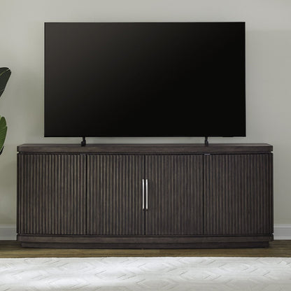 Cascade Falls - 82" TV Console - Satin Espresso TV Stands by Liberty Furniture - Walls Furniture & Mattress