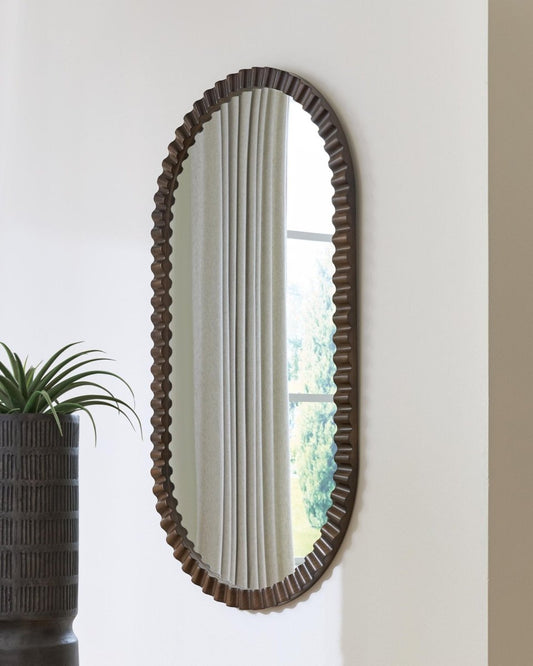 Clorington - Accent Mirror - Dark Brown Accent Mirrors by Signature Design by Ashley® - Walls Furniture & Mattress