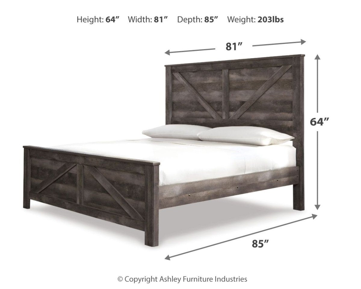 Wynnlow - Crossbuck Panel Bed Panel Beds by Signature Design by Ashley® - Walls Furniture & Mattress