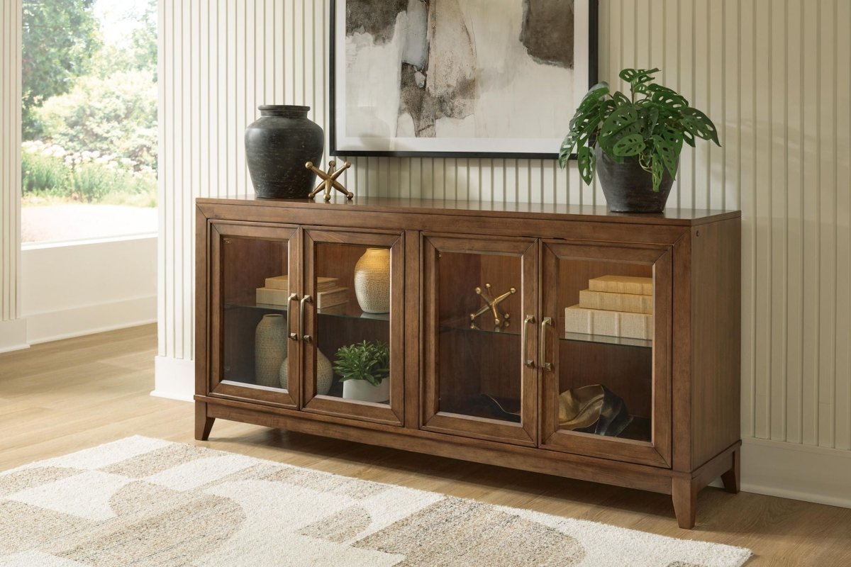 Annswick - Accent Cabinet - Medium Brown Accent Cabinets by Signature Design by Ashley® - Walls Furniture & Mattress