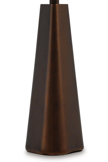 Jendale - Metal Table Lamp - Bronze Finish Table Lamps by Signature Design by Ashley® - Walls Furniture & Mattress