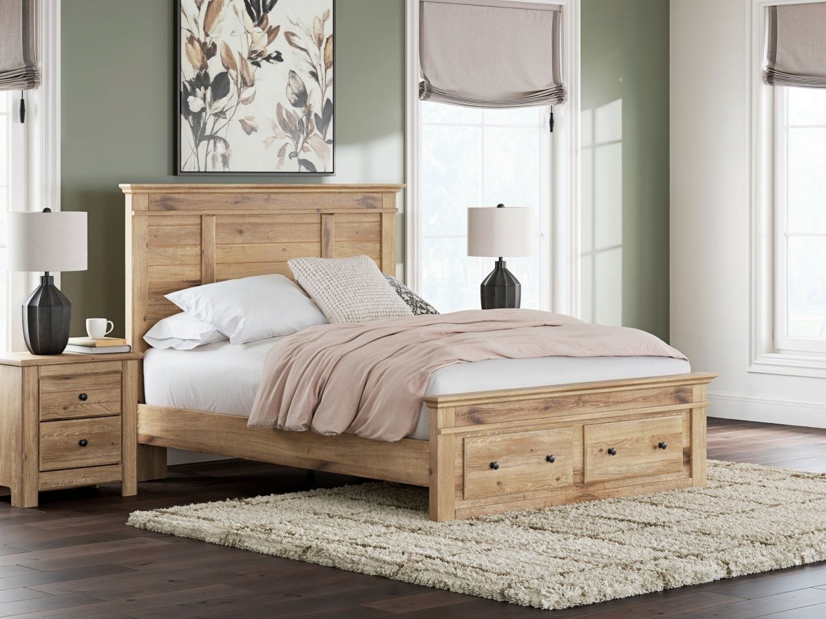 Makidern - Panel Storage Bed With Storage Footboard Storage Beds by Signature Design by Ashley® - Walls Furniture & Mattress