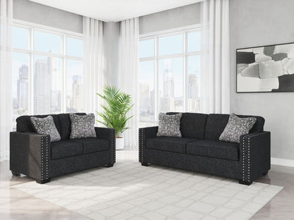 Jasmine Peaks - Living Room Set Stationary Chair & Ottoman by Benchcraft® - Walls Furniture & Mattress