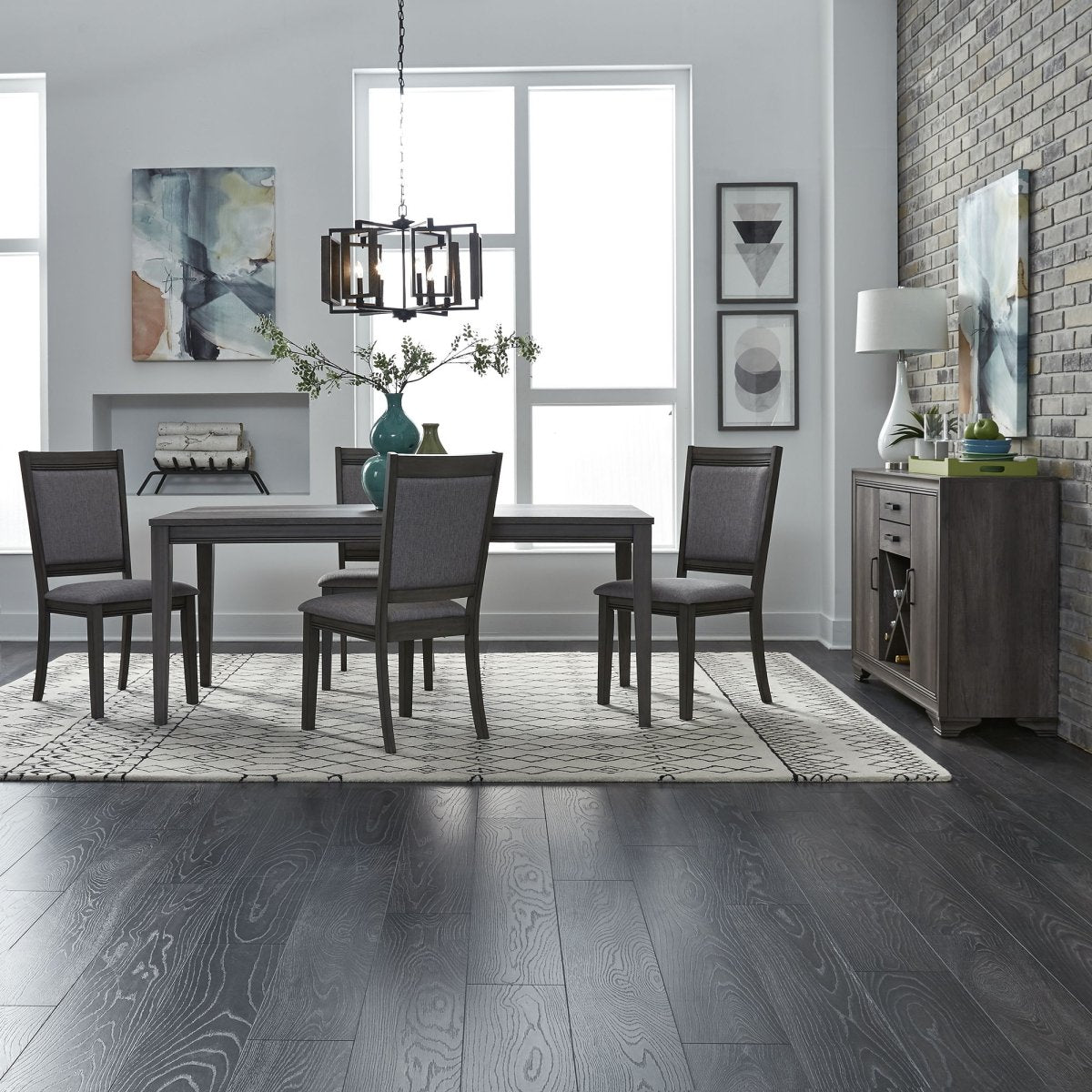 Tanners Creek - Rectangular Table Set 5 Piece Dining Room Sets by Liberty Furniture - Walls Furniture & Mattress