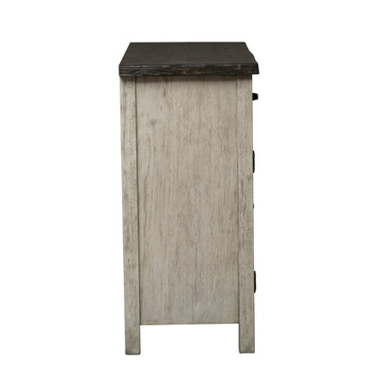 Willowrun - Sideboard - Rustic White Sideboards by Liberty Furniture - Walls Furniture & Mattress