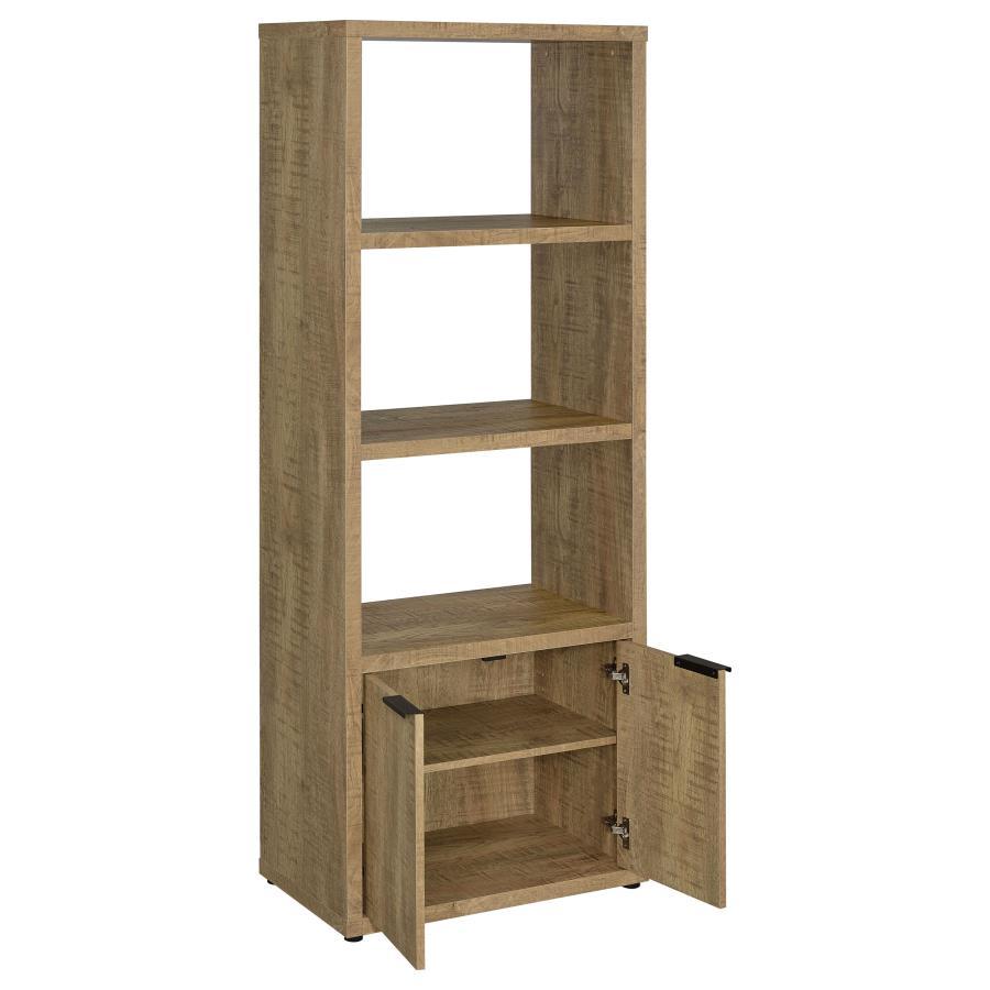 Tabby - 3 - Shelf Engineered Wood Media Tower - Mango Piers by Coaster Fine Furniture - Walls Furniture & Mattress