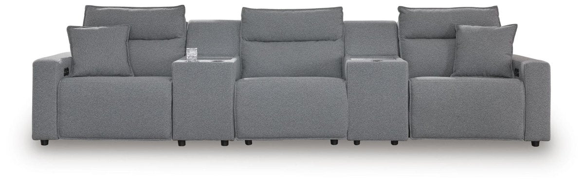 Modmax II - Reclining Sectional - Salt And Pepper Reclining Sectionals by Signature Design by Ashley® - Walls Furniture & Mattress