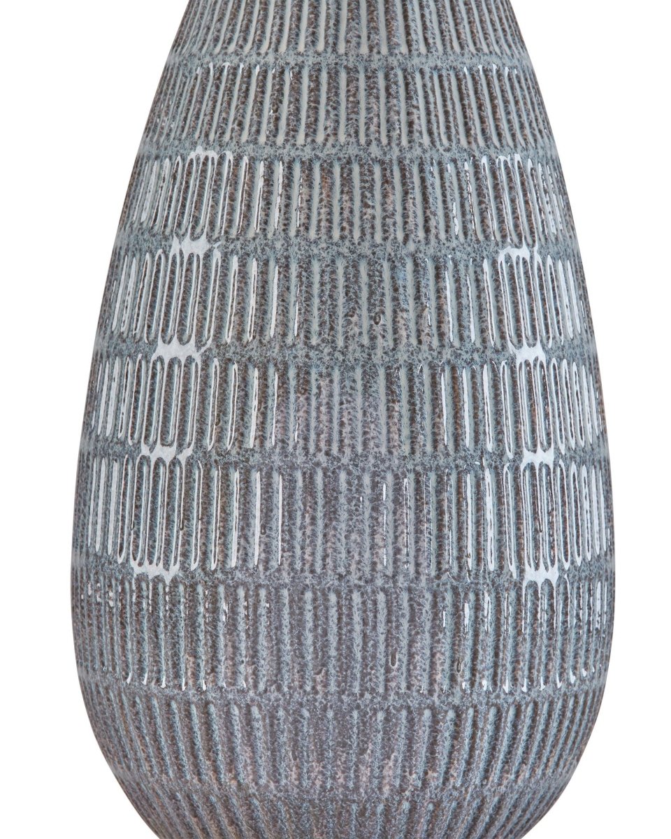 Kaidins - Ceramic Table Lamp - White / Blue Table Lamps by Signature Design by Ashley® - Walls Furniture & Mattress