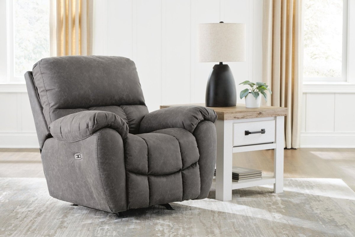 Bakerstein - Power Rocker Recliner With Adjustable Headrest - Galaxy Rocker Chairs by Signature Design by Ashley® - Walls Furniture & Mattress