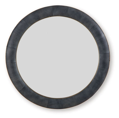 Corinsworth - Accent Mirror - Charcoal / Brass Finish Accent Mirrors by Signature Design by Ashley® - Walls Furniture & Mattress
