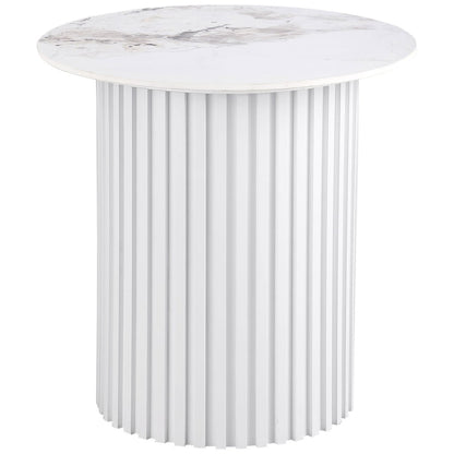 Rowena - Round Sintered Stone Table End Tables by Coaster Fine Furniture - Walls Furniture & Mattress