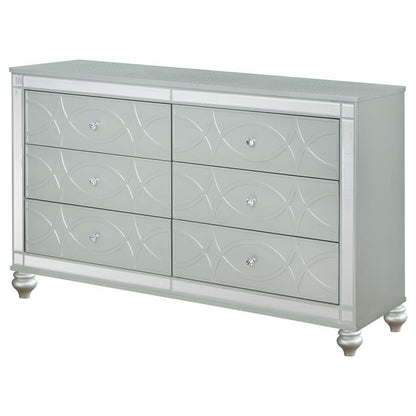 Gunnison - 6 - Drawer Dresser Dressers by CoasterEssence - Walls Furniture & Mattress