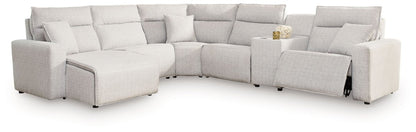 Modmax II - Reclining Sectional - Stone Reclining Sectionals by Signature Design by Ashley® - Walls Furniture & Mattress